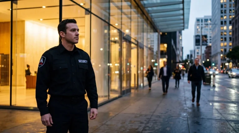 AMB Protective Services officer at a San Francisco specialized security for corporate campuses location