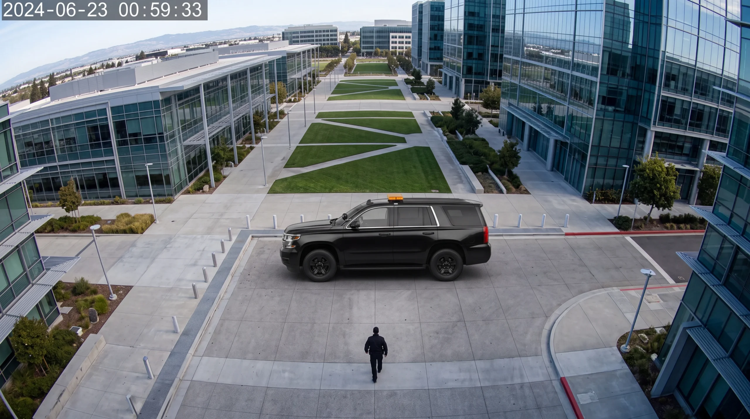 Specialized security for corporate campuses. AMB Protective Services, San Francisco